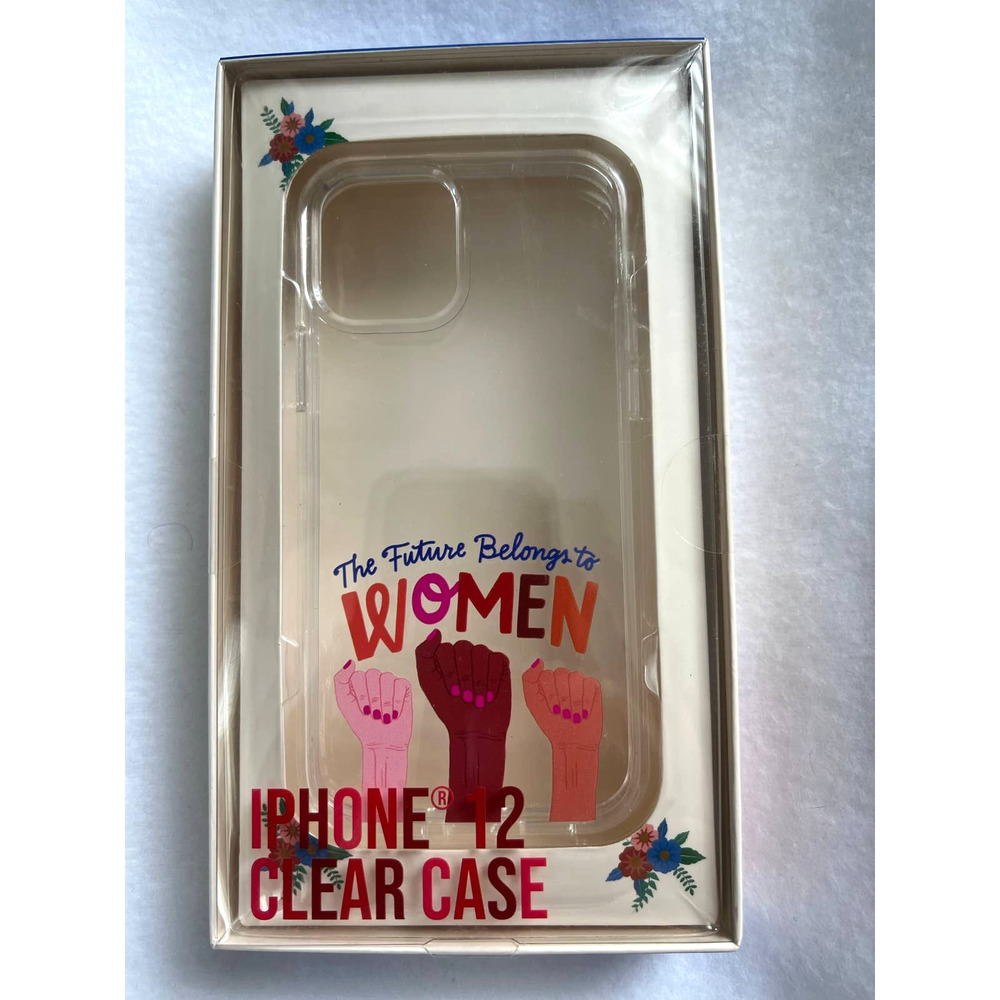 iphone 12 Clear Case "The Future Belongs to Women" NIB